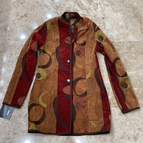 🎁NWT. Trimdin Milano Collection Reversible Long Jacket. Size XS - Picture 6 of 8